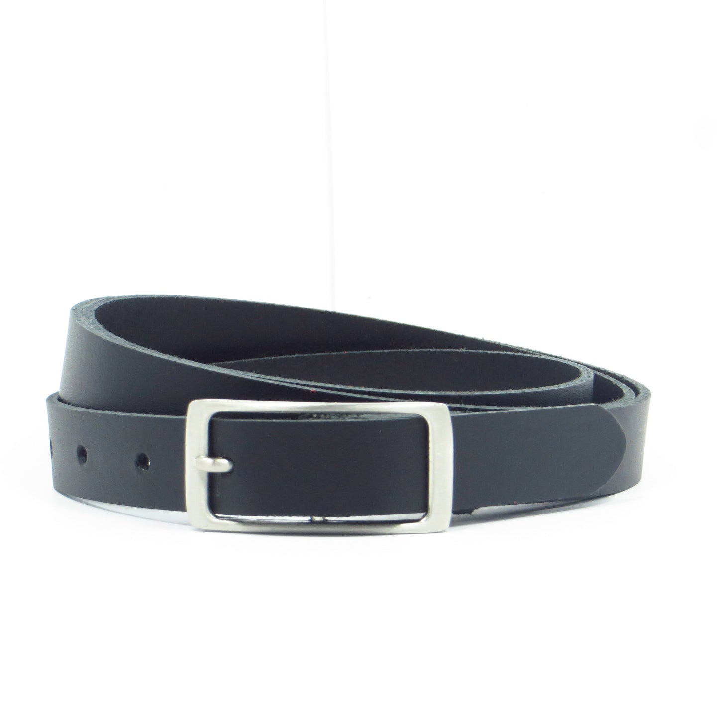 Ledergürtel 2 cm breit schwarz aus feinem Rindsleder