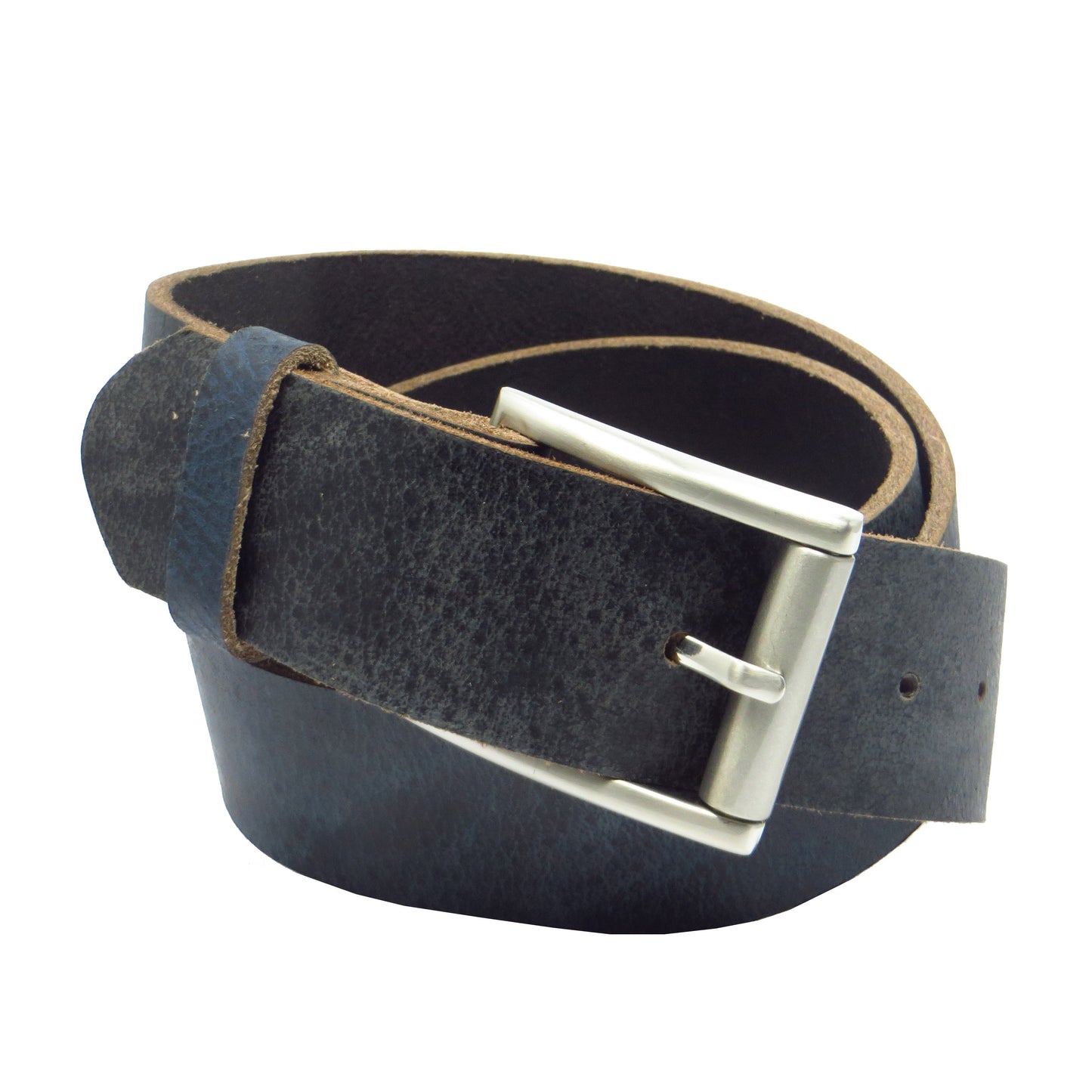 Blauer Büffelleder 4 cm breiter Ledergürtel für Damen Herren ca. 3 – 4 mm dickem Leder. Anzughose Jeans Rock Kleid Arbeitsgürtel Arbeitshose Damengürtel Herrengürtel in verschiedene Längen breiten und Farben erhältlich. Ledergürtel 2 cm breit 3 cm breite Ledergürtel 4 cm breite Gürtel und 5 cm breite Gürtel aus Rindsleder Büffelleder