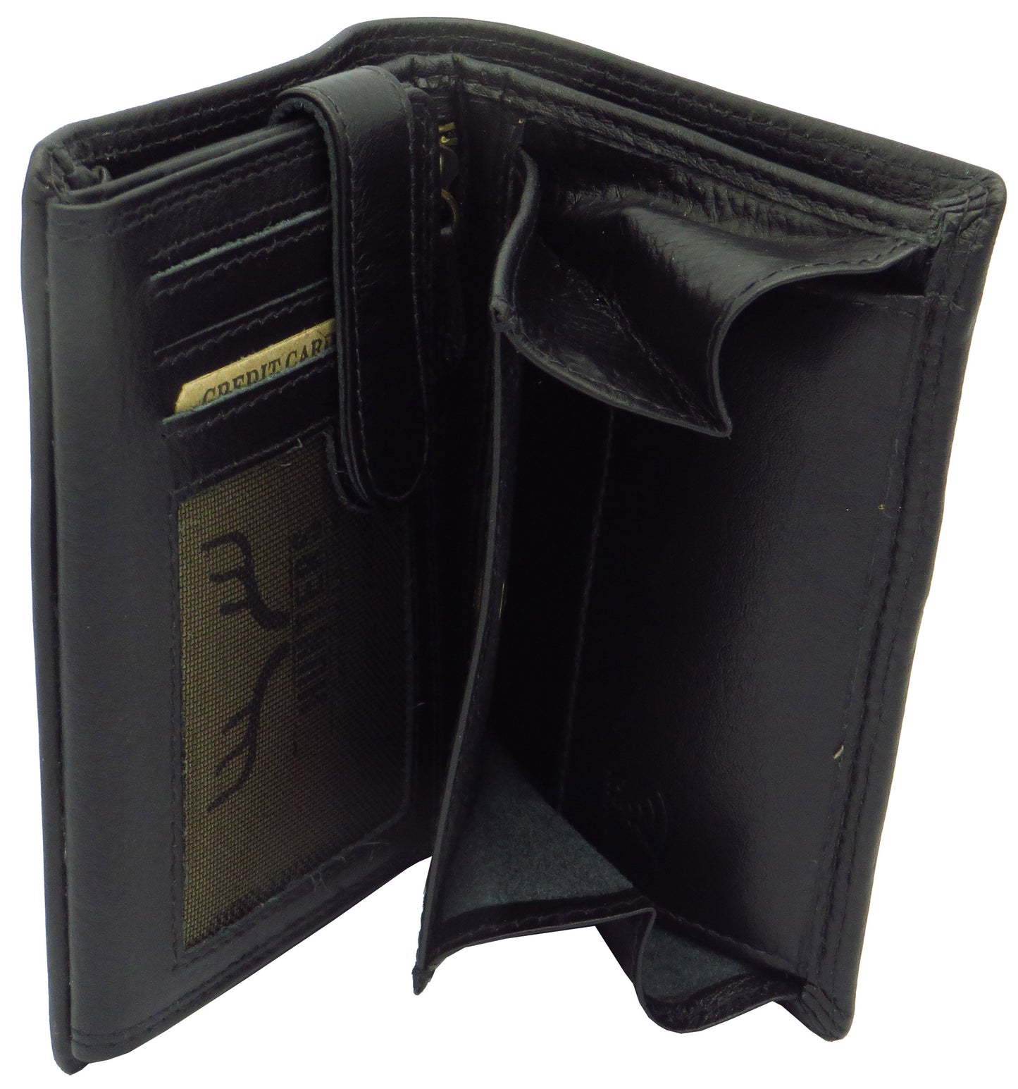Geldbörse für Herren schwarz Rindsleder Hochformat mit RFID Diebstahlschutz 166-1-ITL-VT
