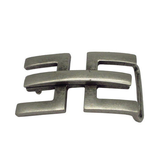 4 cm breite Gürtelschnalle Buckle Koppel Schnalle schwarz Messing Gold Silber Edle Schließe aus stabilem Zinkdruckguss, kratzfest beschichtet, hergestellt in Deutschland, Made in Germany, Koppel Gürtelschnalle für Wechselgürtel in vielen Farben mit Druckknöpfen Reitsport Freizeit Jeans Arbeitshose Biker Gürtel.