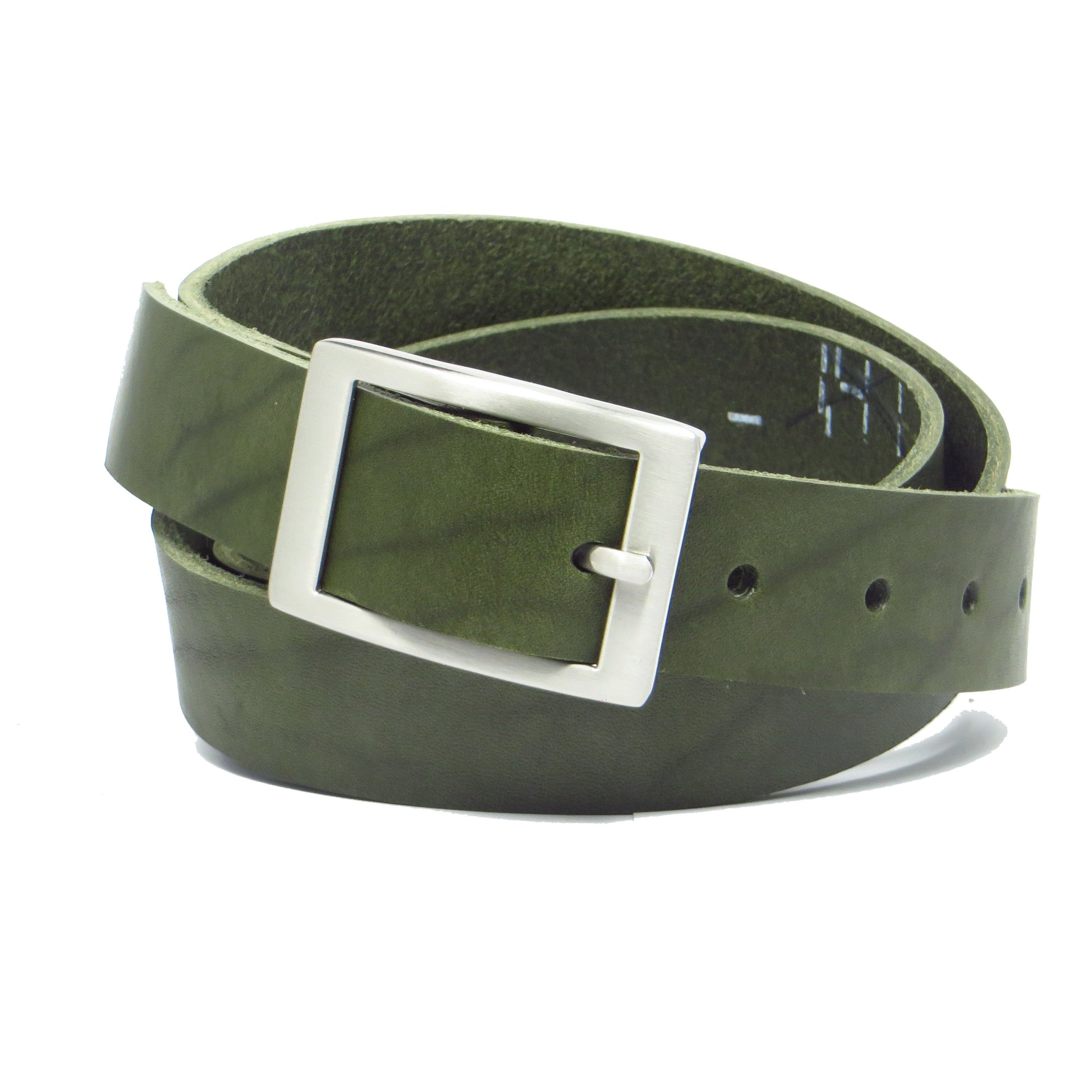 Grüner Rindsleder 3 cm breiter Ledergürtel mit Hufeisenschnalle für Damen Herren ca. 3 – 4 mm dickem Leder. Anzughose Jeans Rock Kleid Arbeitsgürtel Arbeitshose Damengürtel Herrengürtel in verschiedene Längen breiten und Farben erhältlich. Ledergürtel 2 cm breit 3 cm breite Ledergürtel 4 cm breite Gürtel und 5 cm breite Gürtel aus Rindsleder Büffelleder