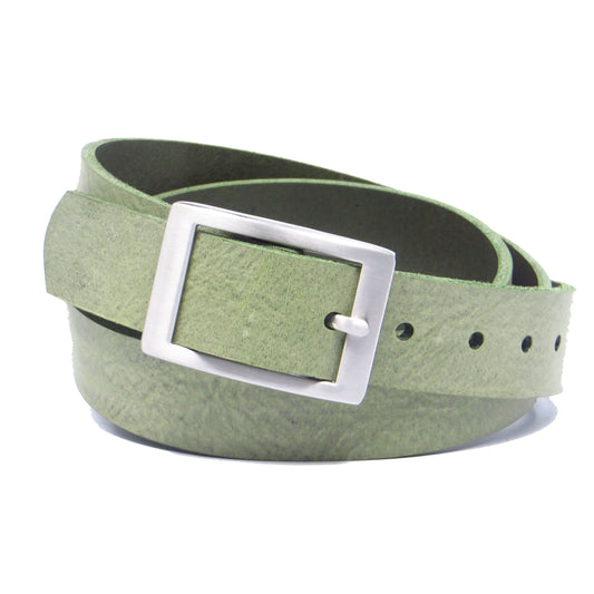 Mint-grüner Rindsleder 3 cm breiter Ledergürtel für Damen Herren ca. 3 – 4 mm dickem Leder. Anzughose Jeans Rock Kleid Arbeitsgürtel Arbeitshose Damengürtel Herrengürtel in verschiedene Längen breiten und Farben erhältlich. Ledergürtel 2 cm breit 3 cm breite Ledergürtel 4 cm breite Gürtel und 5 cm breite Gürtel aus Rindsleder Büffelleder