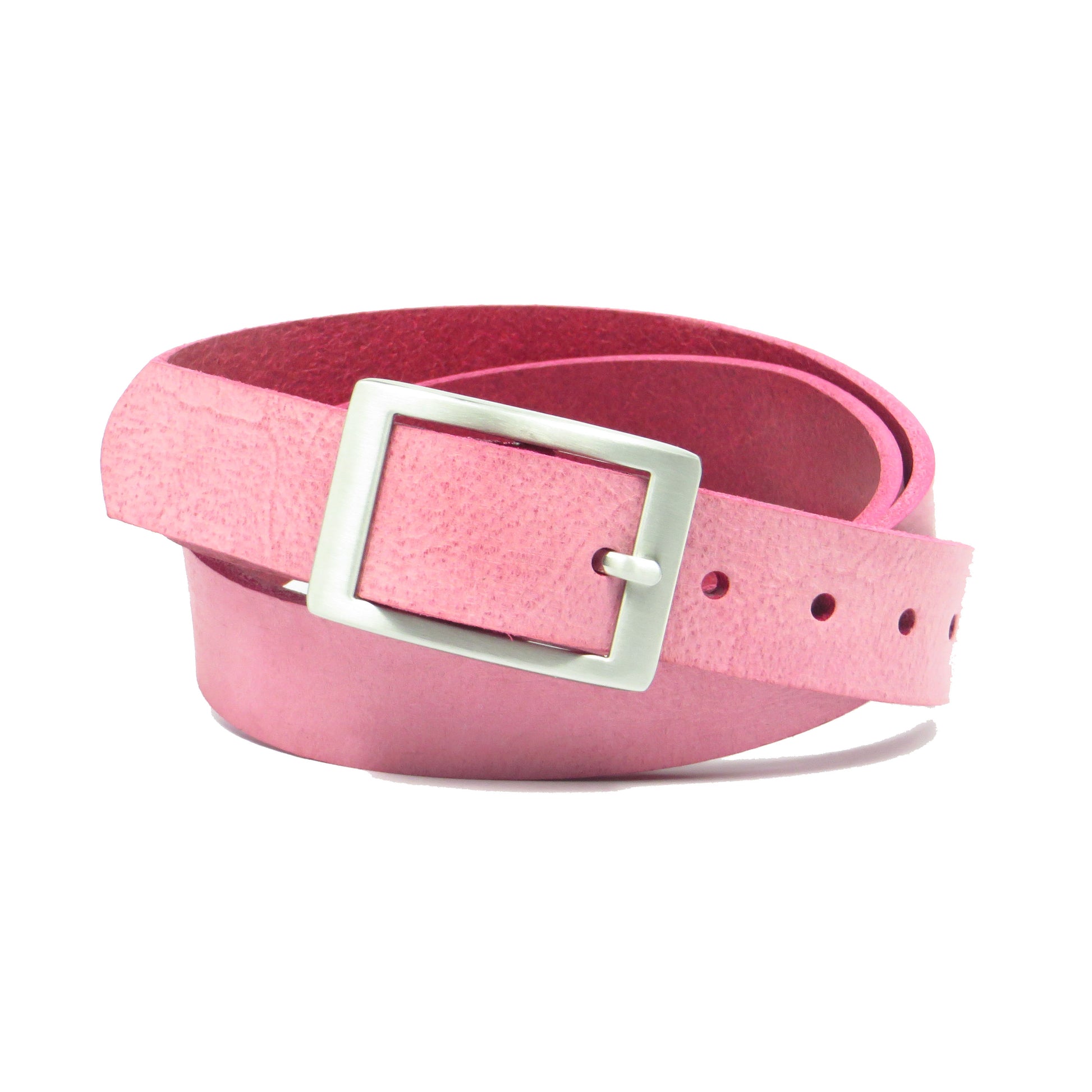Pinker Rindsleder 3 cm breiter Ledergürtel für Damen Herren ca. 3 – 4 mm dickem Leder. Anzughose Jeans Rock Kleid Arbeitsgürtel Arbeitshose Damengürtel Herrengürtel in verschiedene Längen breiten und Farben erhältlich. Ledergürtel 2 cm breit 3 cm breite Ledergürtel 4 cm breite Gürtel und 5 cm breite Gürtel aus Rindsleder Büffelleder