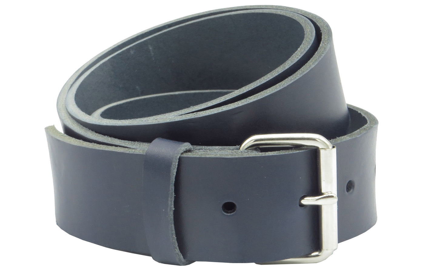 Arbeitsgürtel Ledergürtel Handwerkergürtel 4 cm breit dunkelblau Rindsleder
