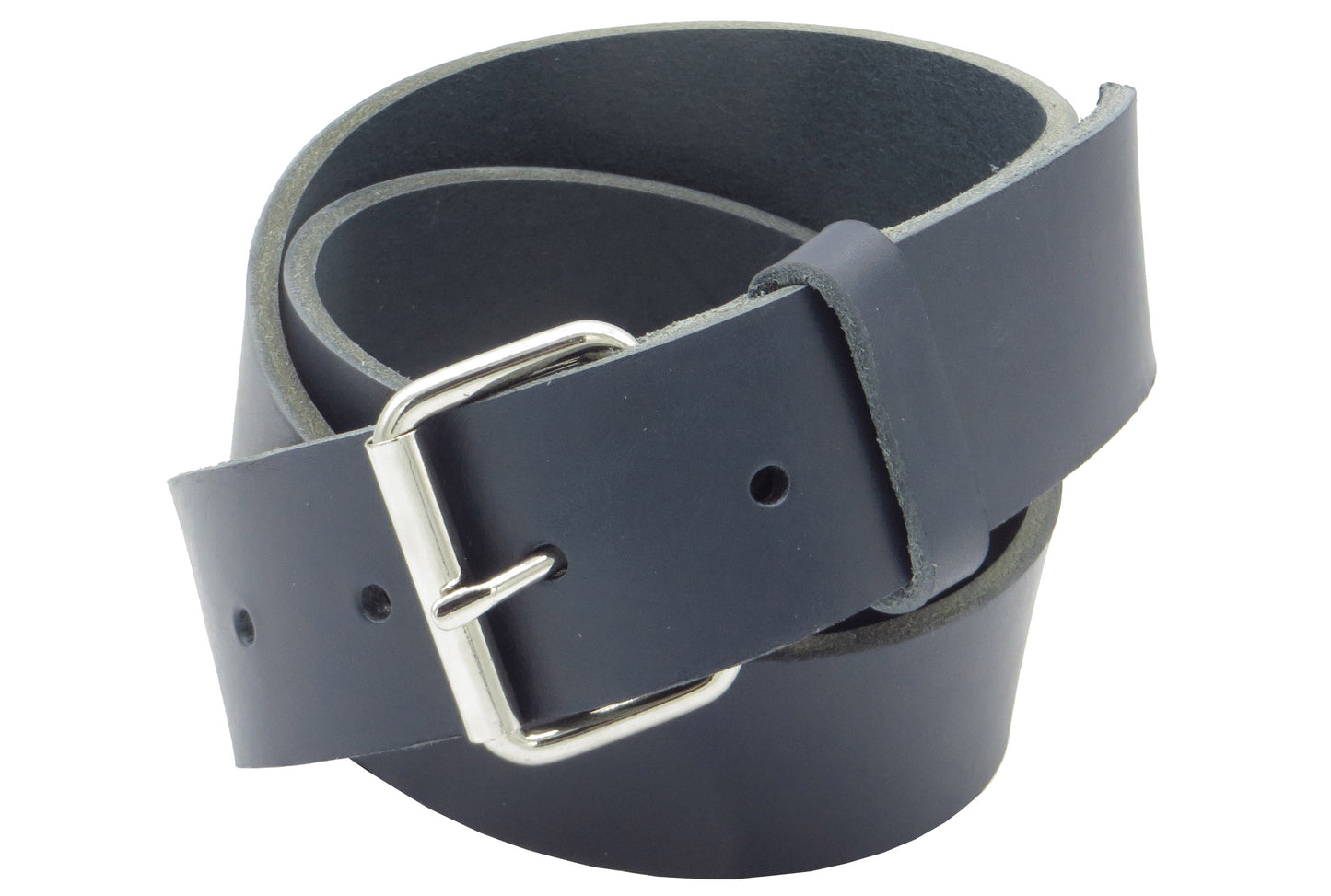Arbeitsgürtel Ledergürtel Handwerkergürtel 4 cm breit dunkelblau Rindsleder