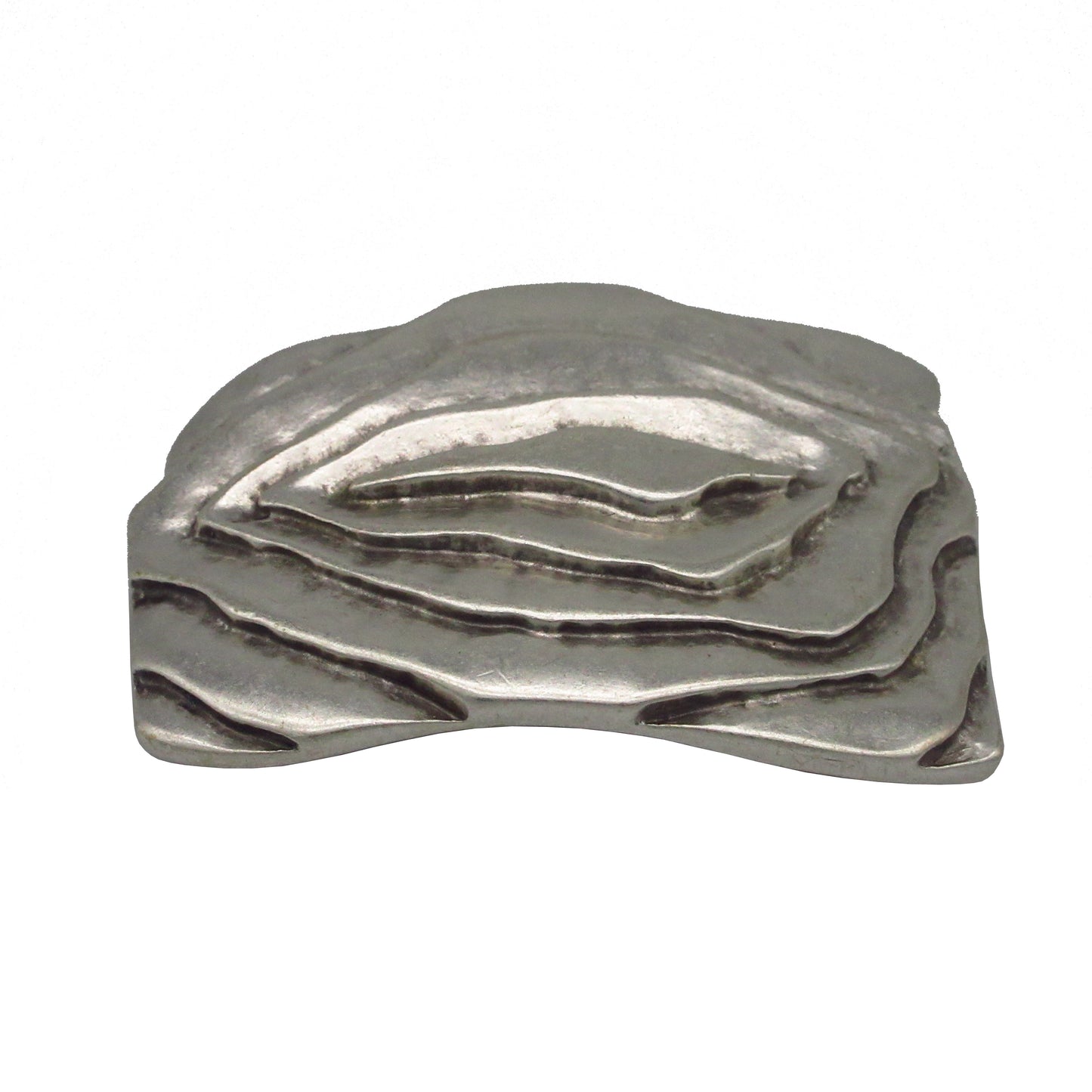 Gürtelschließe Gürtelschnalle Schnalle Buckle grau Silber für 4 cm breiten Gürtel