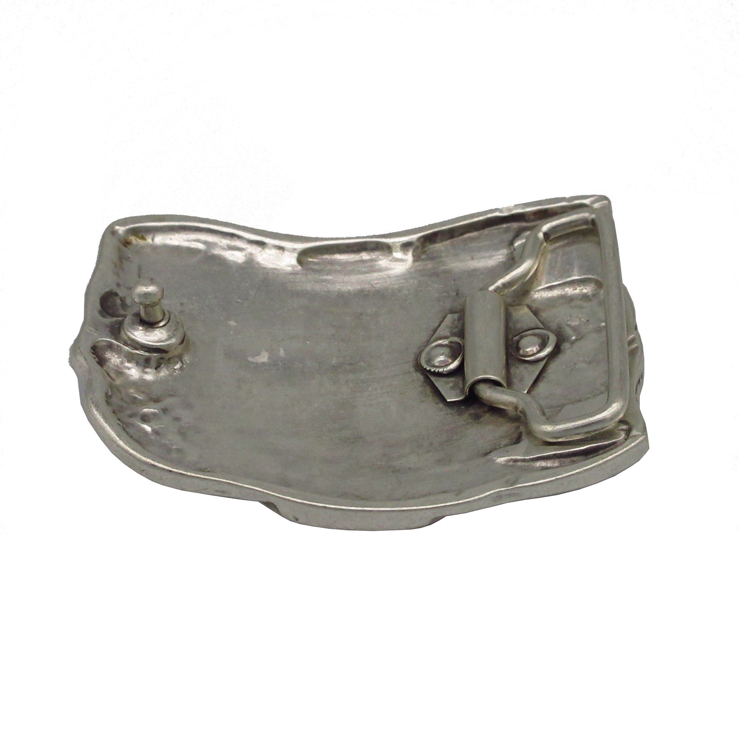 Gürtelschließe Gürtelschnalle Schnalle Buckle grau Silber für 4 cm breiten Gürtel