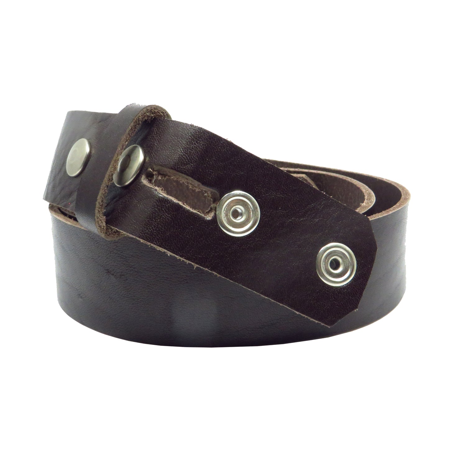 Übergröße Überlänge Wechselgürtel Ledergürtel 4 cm breit dunkelbraun Rindsleder