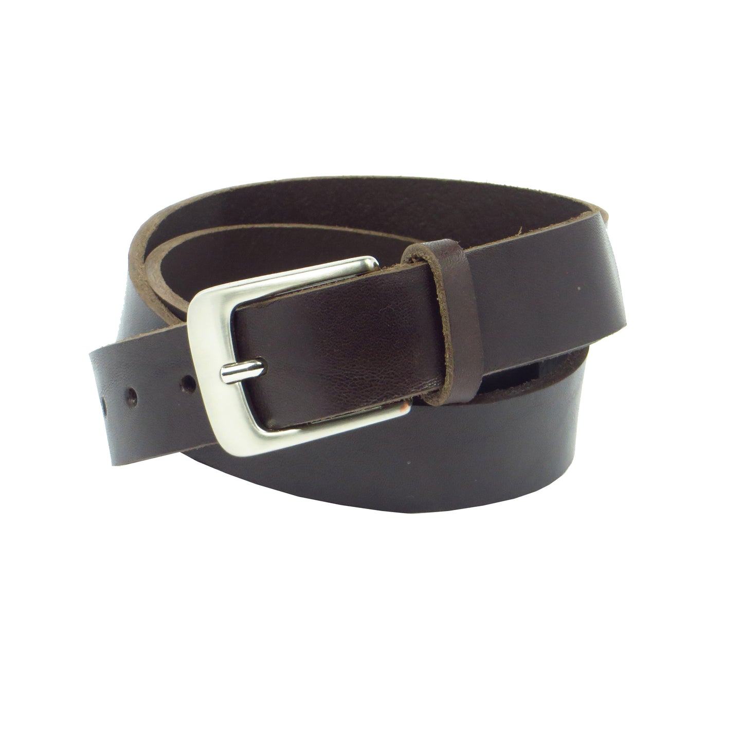Ledergürtel 3 cm breit dunkelbraun Rindsleder