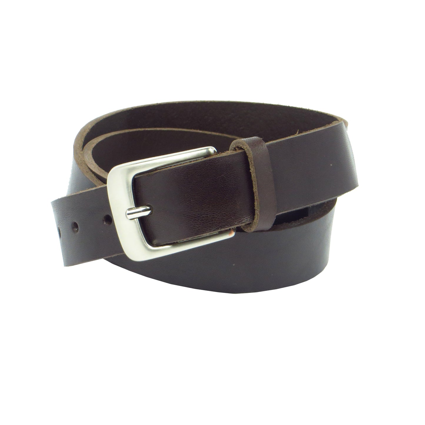 Übergröße Überlänge Ledergürtel 3 cm breit dunkelbraun Rindsleder