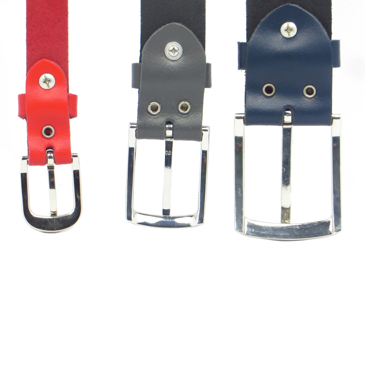 Ledergürtel 4 cm breit braun aus feinem Rindsleder