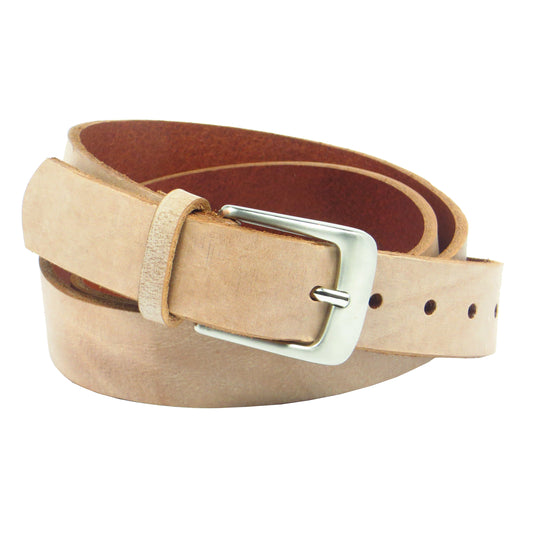 Beiger 3 cm breiter Rindsleder Ledergürtel für Damen Herren aus ca. 3 – 4 mm dickem Leder. Anzughose Jeans Freizeit Arbeitsgürtel Arbeitshose Damengürtel Herrengürtel in verschiedene Längen breiten und Farben erhältlich. Ledergürtel 2 cm breit 3 cm breite Ledergürtel 4 cm breite Gürtel und 5 cm breite Gürtel aus Rindsleder Büffelleder