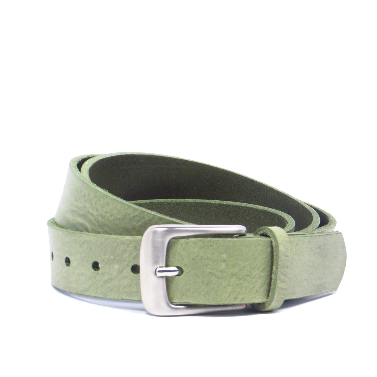 Ledergürtel 3 cm breit mint grün Rindsleder