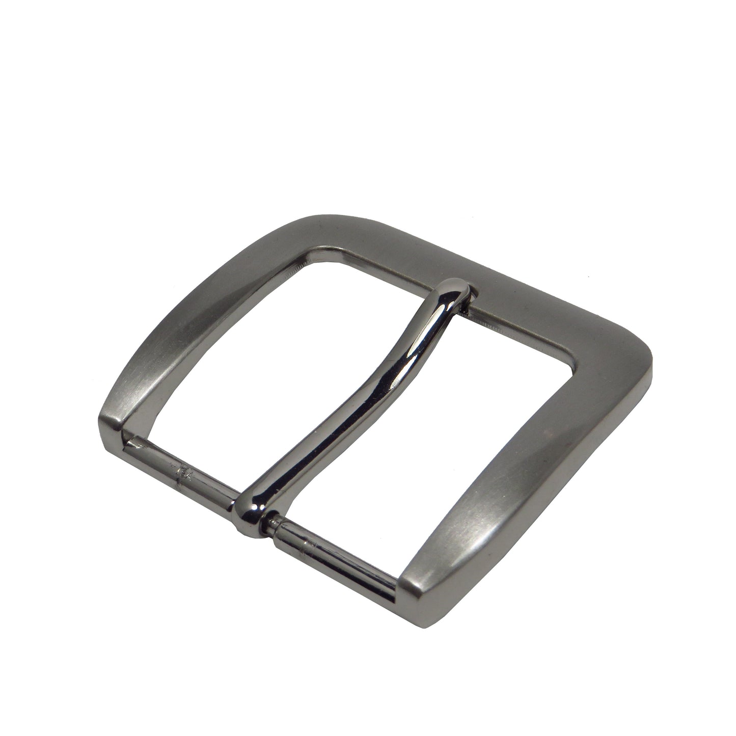 Gürtelschließe Gürtelschnalle Schnalle grau Silber für 4 cm breiten Gürtel